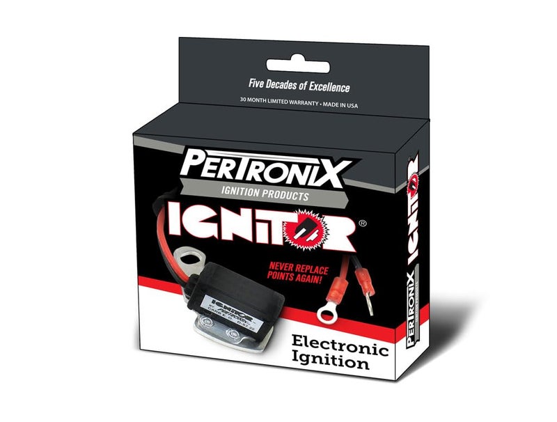 Pertronix 1281DV Ignitor for Ford 8-Cylinder Motorcraft Distributor, Dual Point with Vacuum Advance, 12V Negative Ground - Image 1